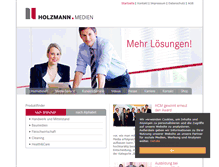 Tablet Screenshot of holzmann-medien.de